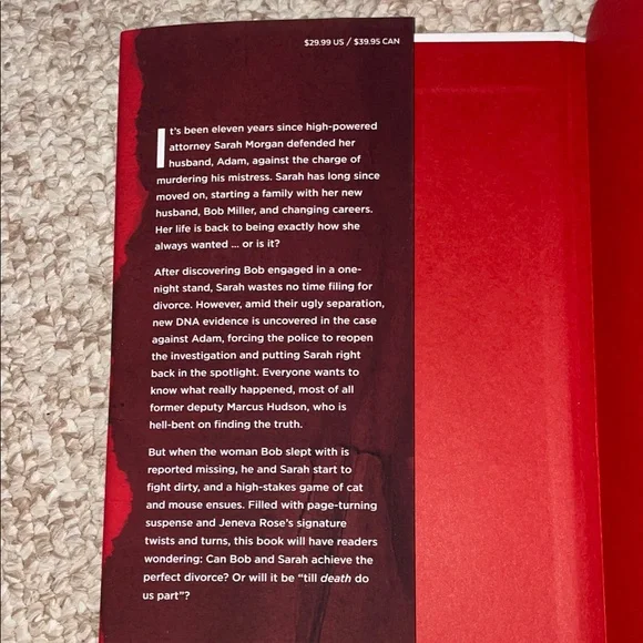 The Perfect Divorce Book by Jeneva Rose (hardcover) - Picture 3 of 5